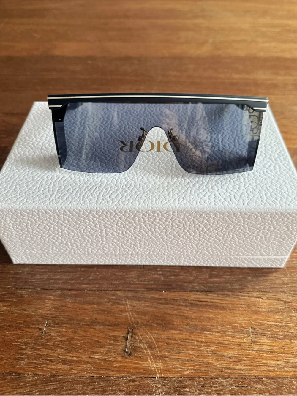 Christian Dior DiorClub M1U 31B8 Shield Sunglasses Logo Lens Oversized - Picture 4 of 7